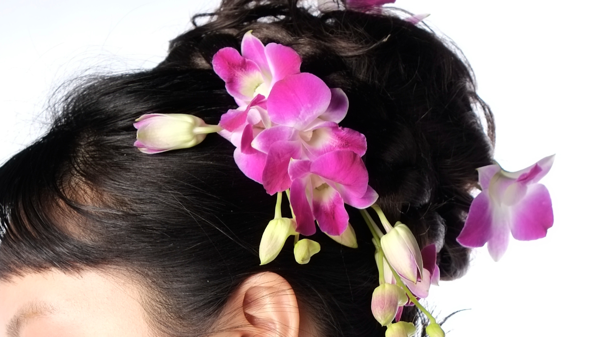 生花髪飾り（成人式や卒業式の）のオーダーの方法