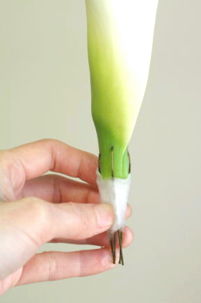 生花髪飾りの作り方（カラー）