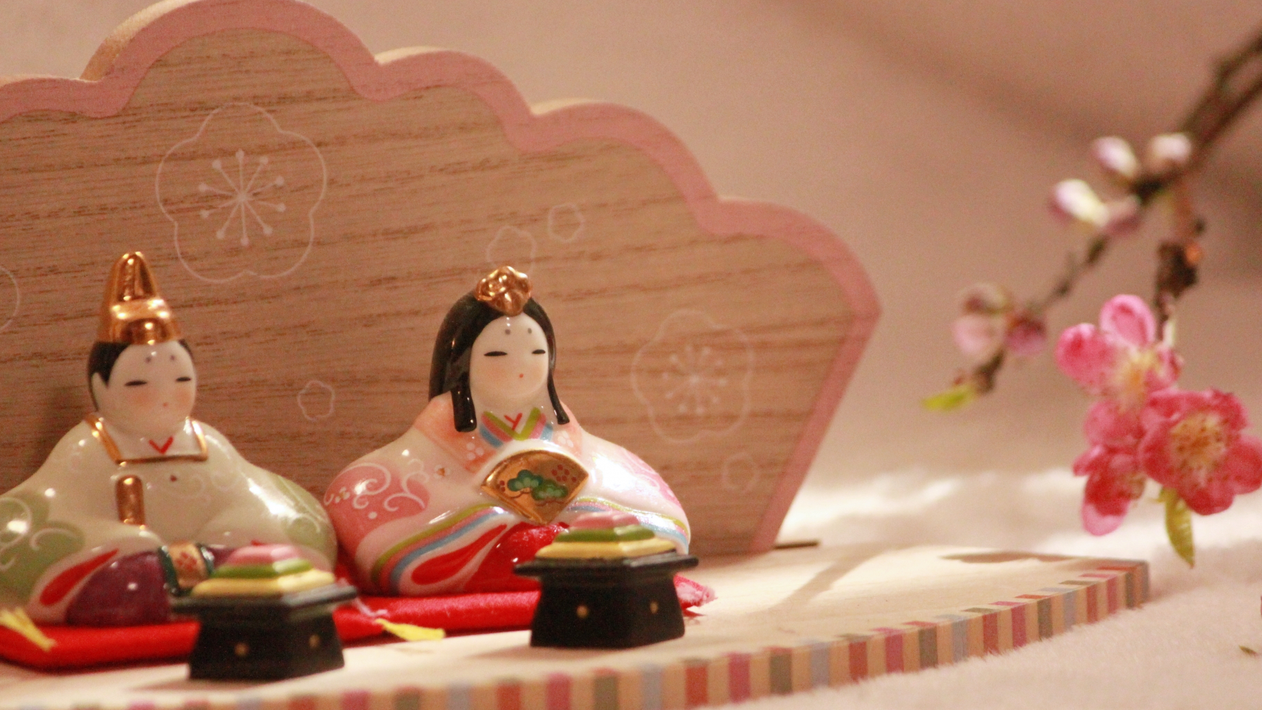 ひな祭りの花商品……切り花